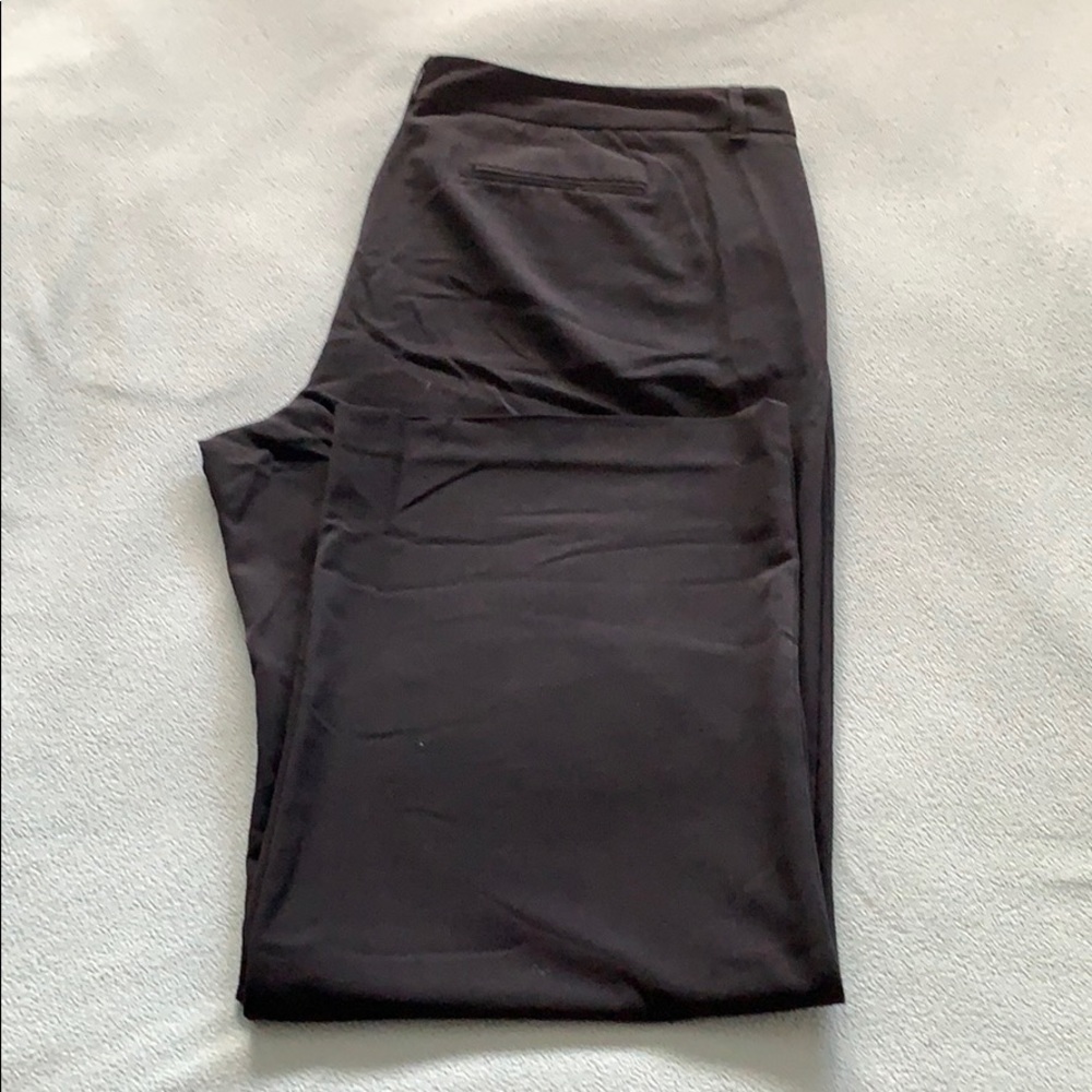 Daisy Fuentes Straight Leg Dress Pant | Onyx - Picture 3 of 9
